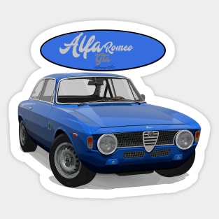 ALFA ROMEO GTA Blue Sticker